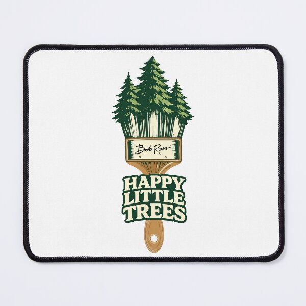 Item preview, Bob Ross Happy Little Trees – Vintage Paintbrush Forest designed and sold by karamram.