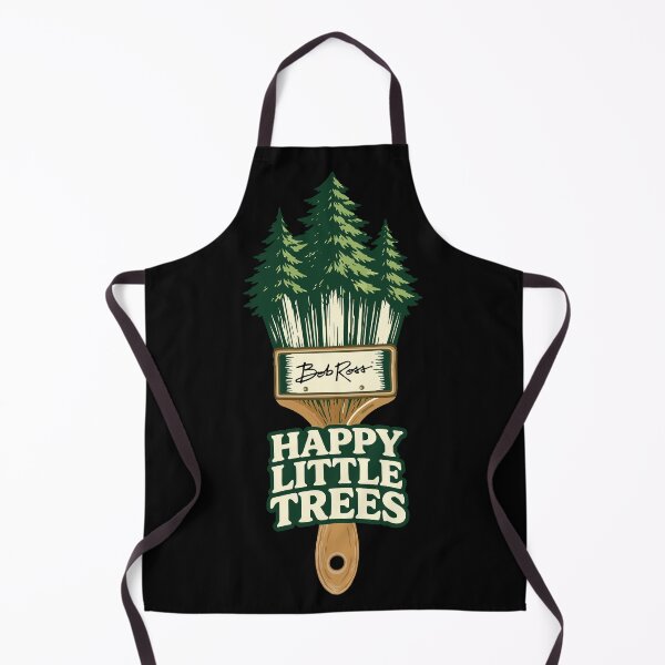 Item preview, Bob Ross Happy Little Trees – Vintage Paintbrush Forest designed and sold by karamram.