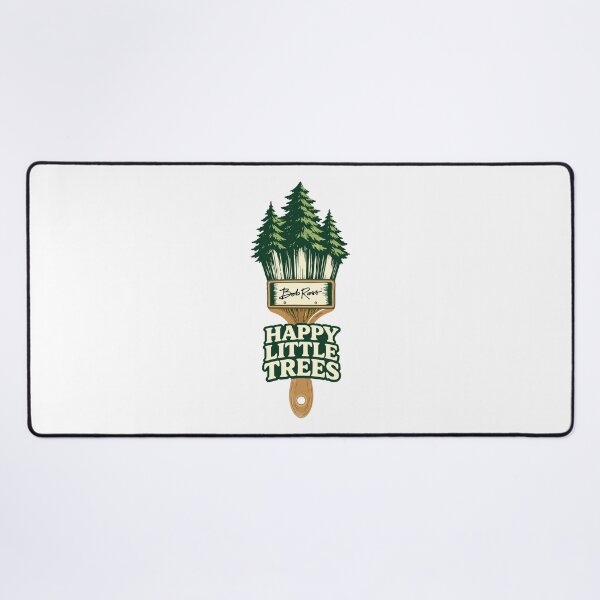 Item preview, Bob Ross Happy Little Trees – Vintage Paintbrush Forest designed and sold by karamram.