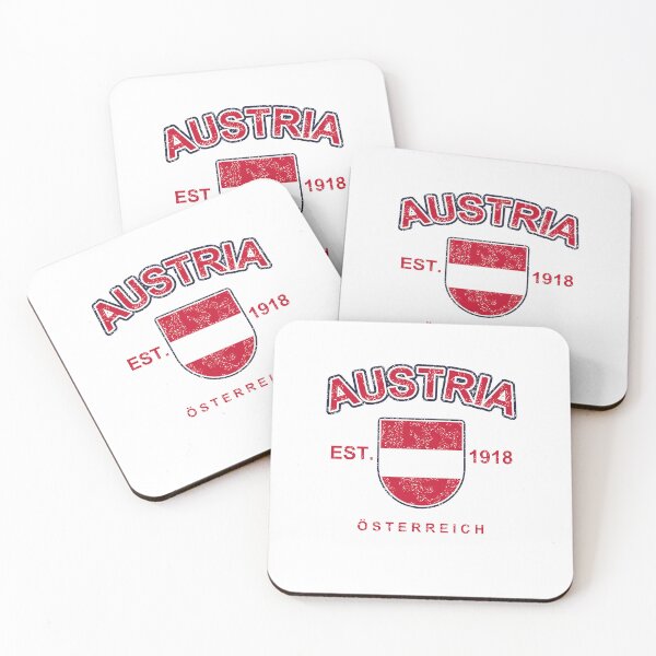 Item preview, Vintage Austria Varsity Flag Shield – Retro Austrian Pride designed and sold by youngVl.