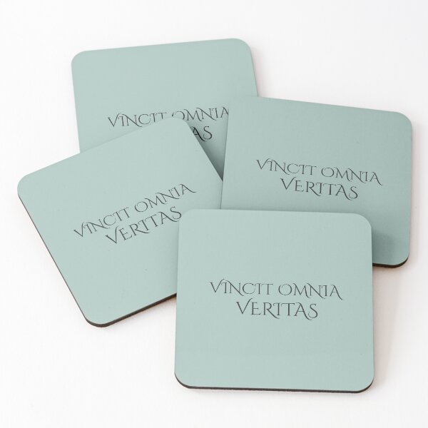 Item preview, Vincit Omnia Veritas – Truth Conquers All Latin Quote, Classical Philosophical Design designed and sold by semenol.