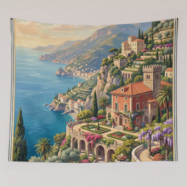 Item preview, Ravello Italy - Vintage Amalfi Coast Terraces designed and sold by Bomax121.