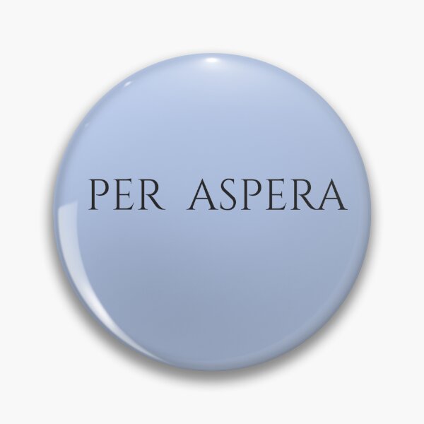 Item preview, Per Aspera – Through Hardships Latin Motto, Stoic Strength Classical Design designed and sold by semenol.