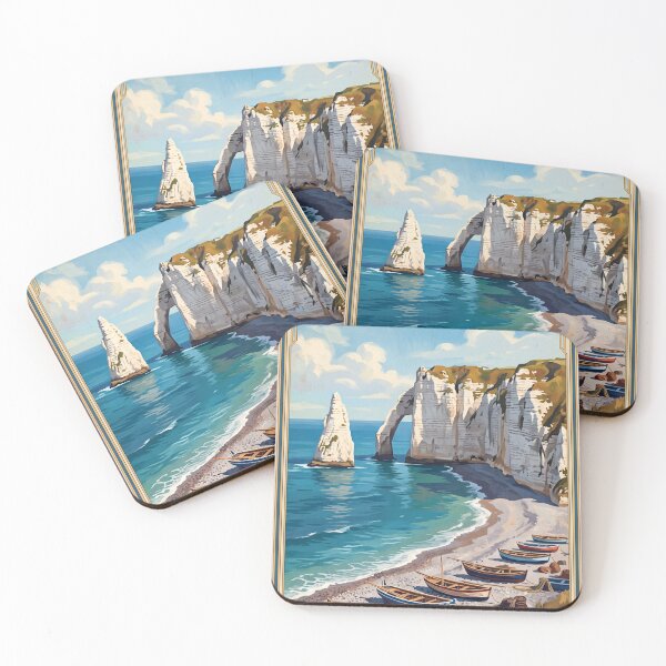 Item preview, Etretat France - Vintage Normandy Coast designed and sold by Bomax121.