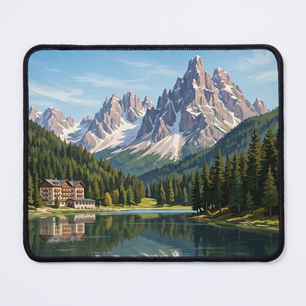 Item preview, Lago di Misurina Italy - Vintage Dolomites designed and sold by Bomax121.