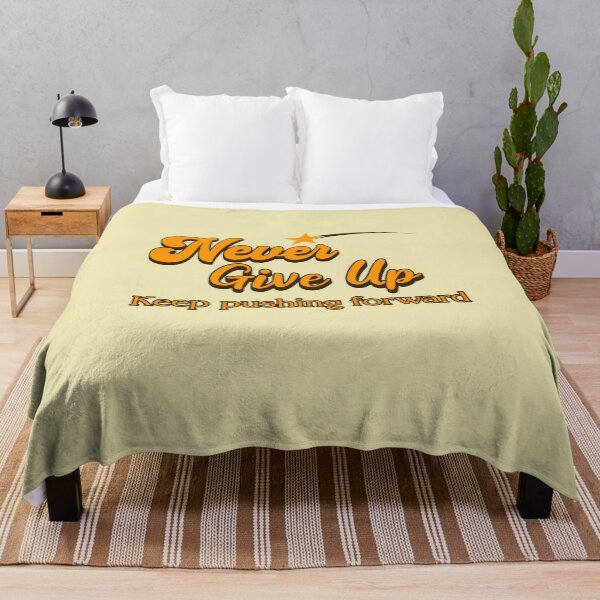 Item preview, Never Give Up — Keep Pushing Forward | Personal Growth & Inspiration designed and sold by HopeFilled Ink.