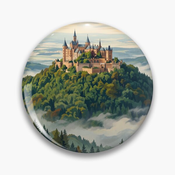 Item preview, Hohenzollern Castle Germany - Vintage Hilltop designed and sold by Bomax121.