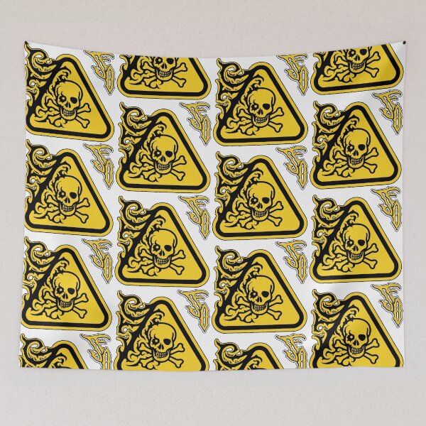 Item preview, Corrupted Skull and Crossbones Warning designed and sold by JFOdesign.