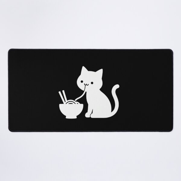 Item preview, Ramen Cat Slurping Noodles Bowl designed and sold by DariaDoodleArt.