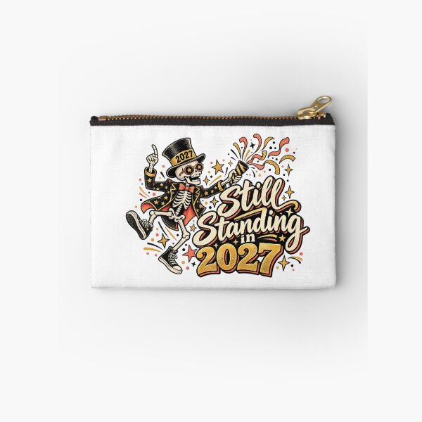 Item preview, Still Standing in 2027 Skull New Year Celebration Design designed and sold by FuzionRaptor.