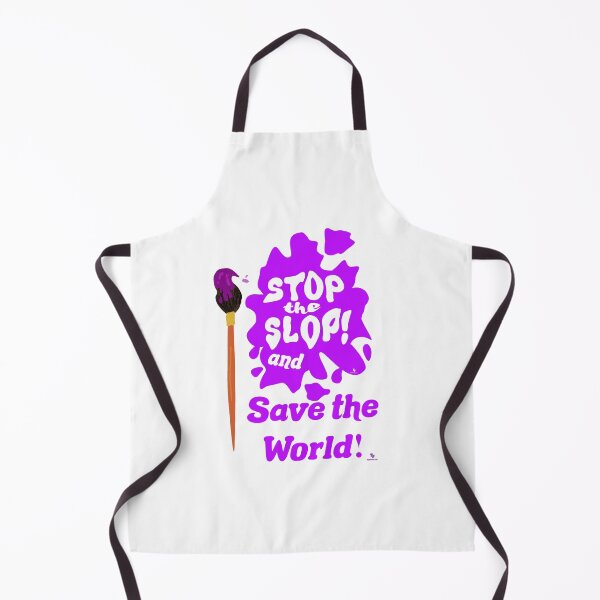 Item preview,  Stop Slop Save World Paintbrush Art designed and sold by mytshirtfort.