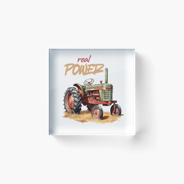 Item preview, Real Power Vintage Tractor Farm Heritage designed and sold by CleanDecor.