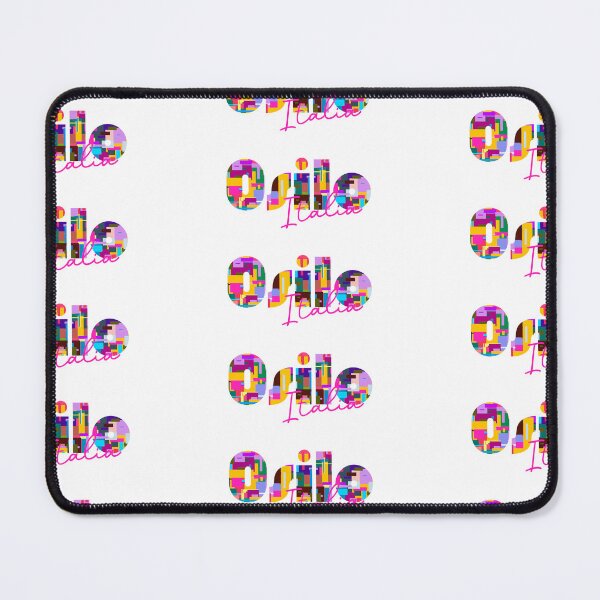 Item preview, Osilo, Sassari, Italy, Italia, colorful typography design for travellers designed and sold by Wanderful-roads.