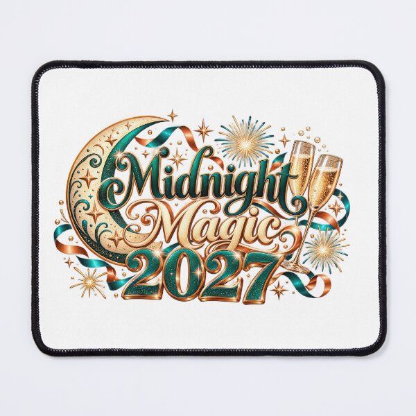 Item preview, Midnight Magic 2027 New Year Celebration Design designed and sold by FuzionRaptor.