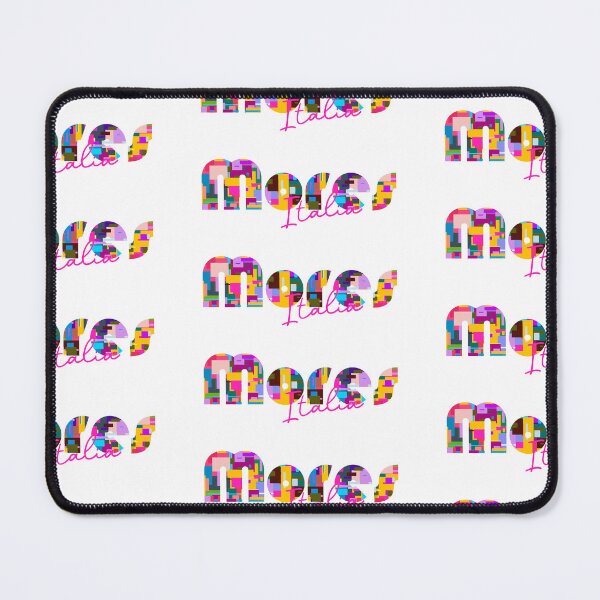 Item preview, Mores, Sassari, Italy, Italia, colorful typography design for travellers designed and sold by Wanderful-roads.