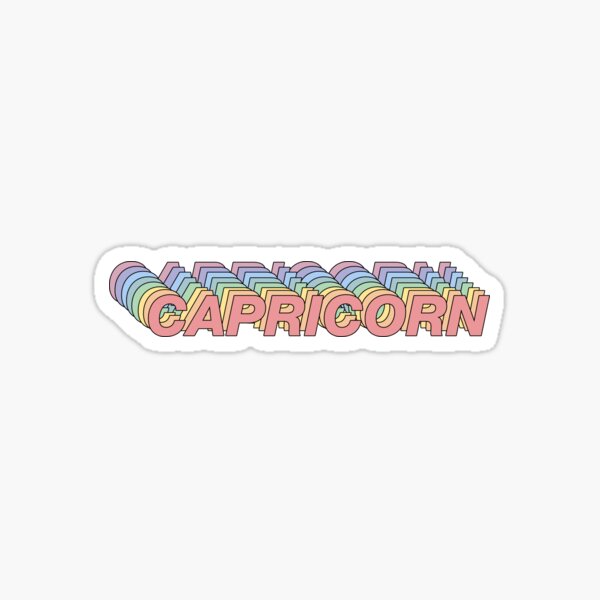 Item preview, CAPRICORN rainbow designed and sold by utterlyariel.