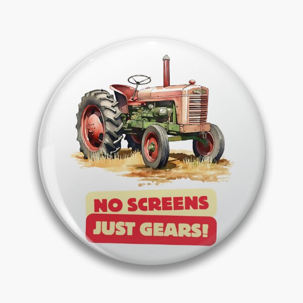 Item preview, No Screens Just Gears Vintage Tractor Spirit designed and sold by CleanDecor.