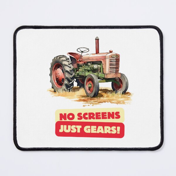 Item preview, No Screens Just Gears Vintage Tractor Spirit designed and sold by CleanDecor.