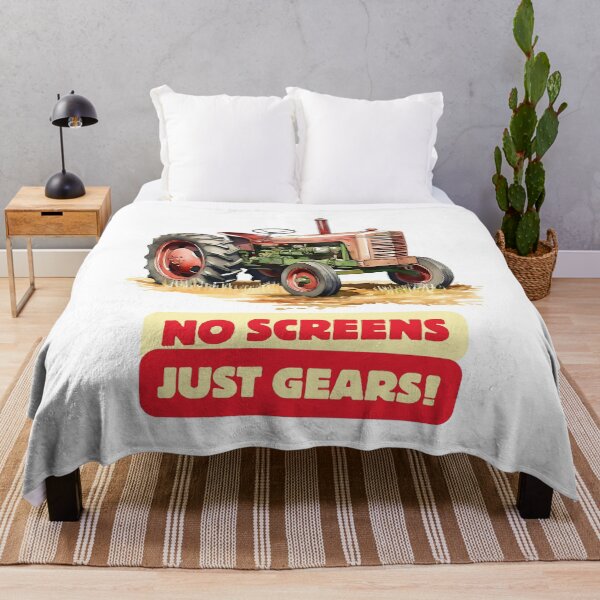 Item preview, No Screens Just Gears Vintage Tractor Spirit designed and sold by CleanDecor.