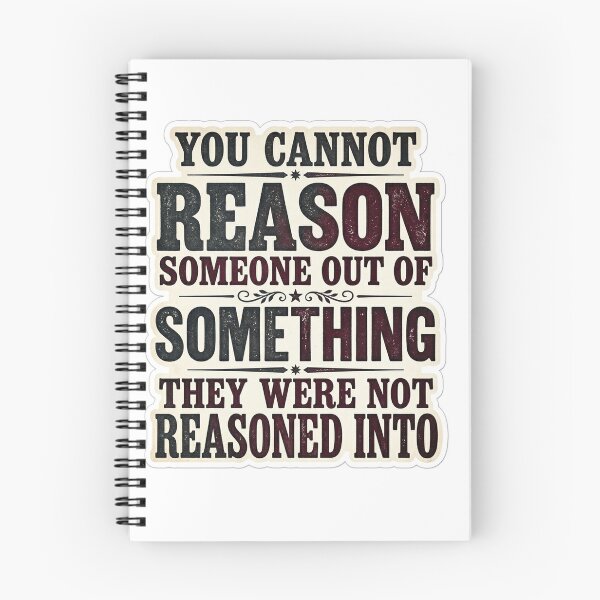 Item preview, Cannot Reason Out What Was Not Reasoned In Typography designed and sold by Plot Twist Supply.