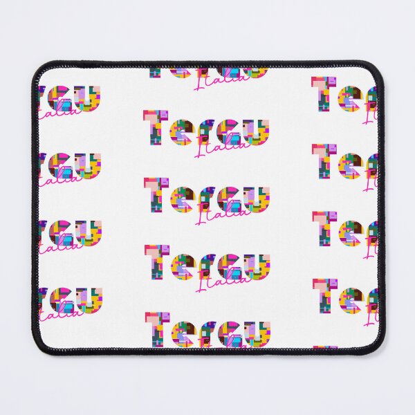 Item preview, Tergu, Sassari, Italy, Italia, colorful typography design for travellers designed and sold by Wanderful-roads.