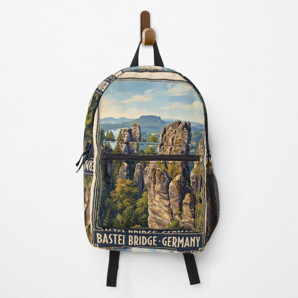 Item preview, Bastei Bridge Germany - Vintage Sandstone Cliffs designed and sold by Bomax121.