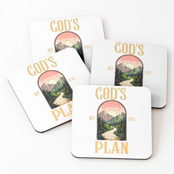 Item preview,  God’s Plan, Not Mine – Christian Mountain Sunset Design designed and sold by BabbleQueen.