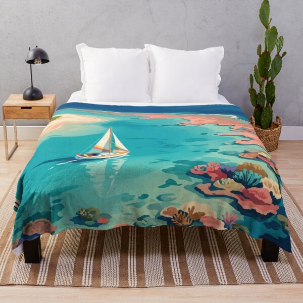 Item preview, Great Barrier Reef Australia - Vintage Coral Sea designed and sold by Bomax121.