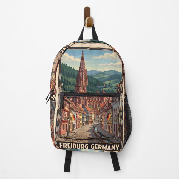Item preview, Freiburg Germany - Vintage Cathedral and Old Town designed and sold by Bomax121.