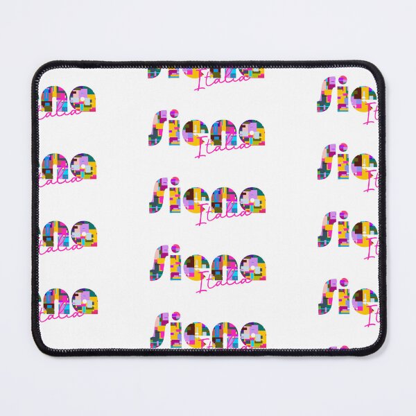 Item preview, Siena, Italy, Italia, colorful typography design for travellers designed and sold by Wanderful-roads.