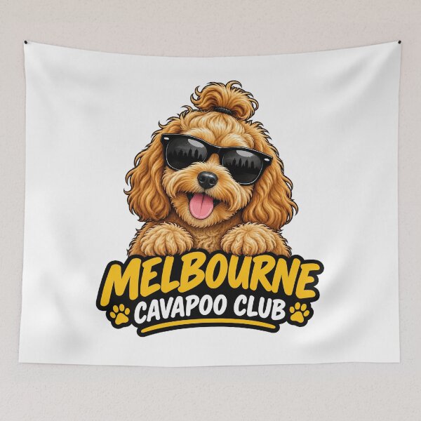 Item preview, Melbourne Cavapoo Club – Cute Cavapoo Dog Design for Melbourne Dog Owners designed and sold by LazyOwlStore.