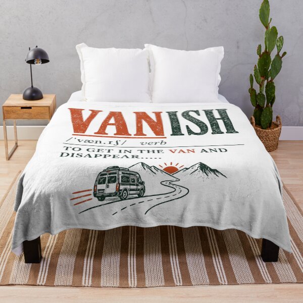 Item preview, (ON BACK) Vanish to Get in The Van and Disappear Van Life designed and sold by MOHAMED.