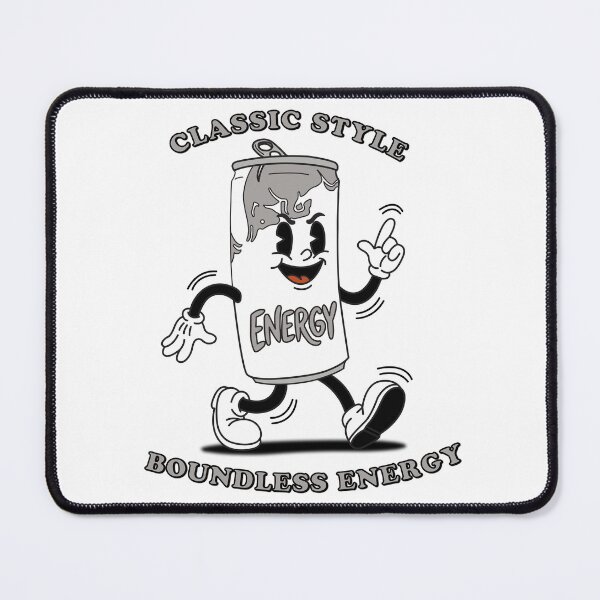 Item preview, Vintage Retro Energy Drink Mascot - Classic Style Boundless Energy designed and sold by KozbiDesign.
