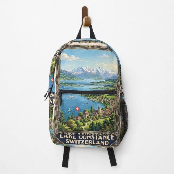 Item preview, Lake Constance Switzerland - Vintage Lakeside designed and sold by Bomax121.