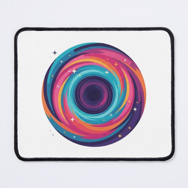 Item preview, Abstract Cosmic Vortex - Retro Space & Synthwave Art designed and sold by The Red Lime.