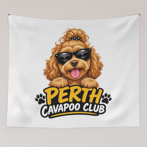 Item preview, Perth Cavapoo Club – Cute Cavapoo Dog Design for Perth Dog Owners designed and sold by LazyOwlStore.