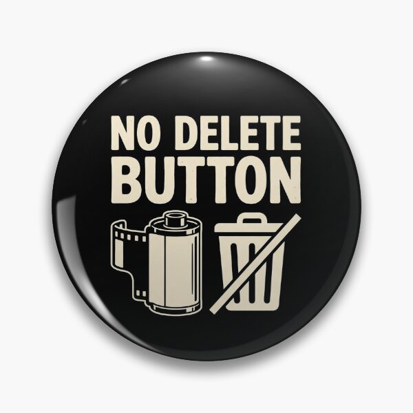 Item preview, No Delete Button Analog Photography designed and sold by WikaKowalczyk.