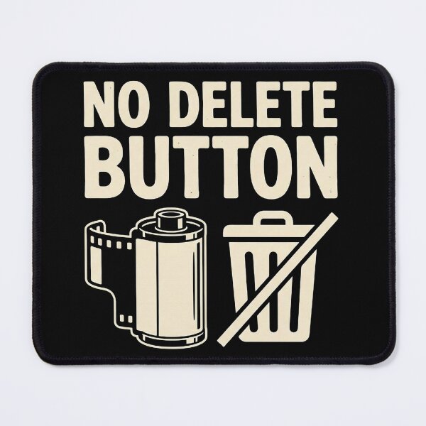 Item preview, No Delete Button Analog Photography designed and sold by WikaKowalczyk.