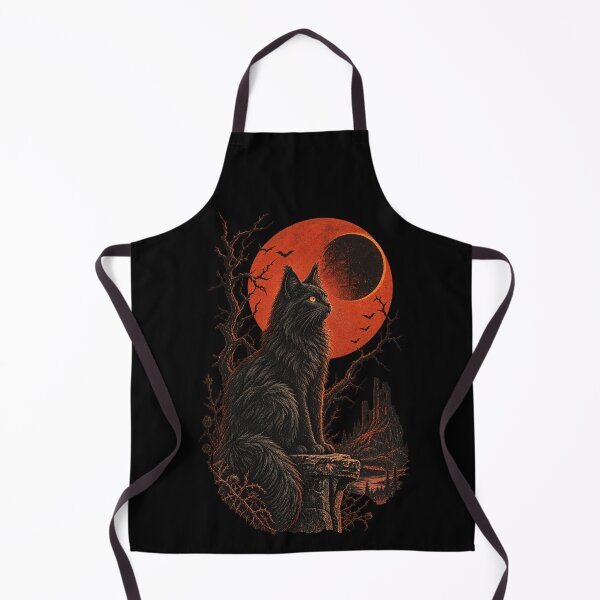 Item preview, Gothic Black Cat Aesthetic – Dark Witchy Art & Spooky Feline Vibes designed and sold by JeraiffsonCorner .