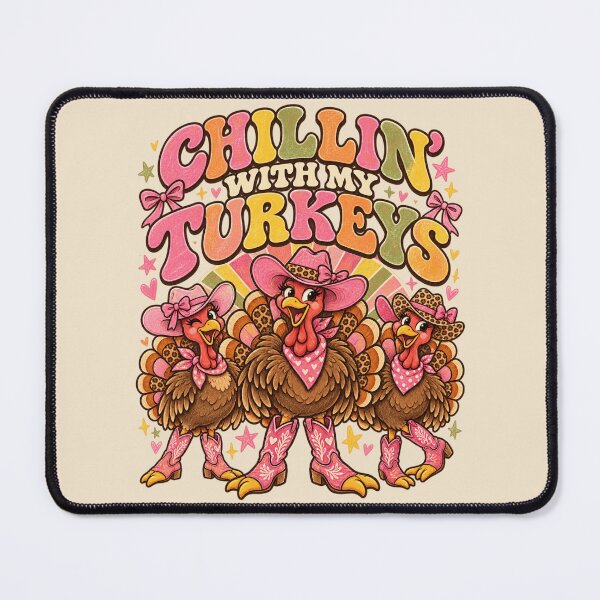 Item preview, Western Coquette Chillin' with My Turkeys Funny Thanksgiving Matching Family designed and sold by AmiGraph.