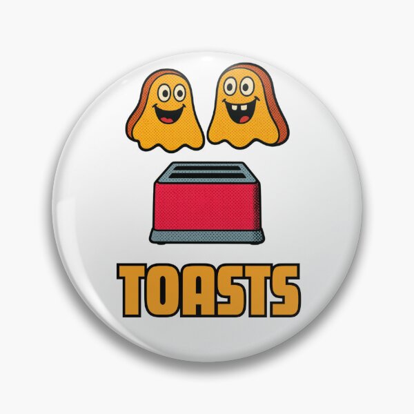 Item preview, TOASTS JUST KEEP ON POPPING UP. designed and sold by LagoonandBeans.