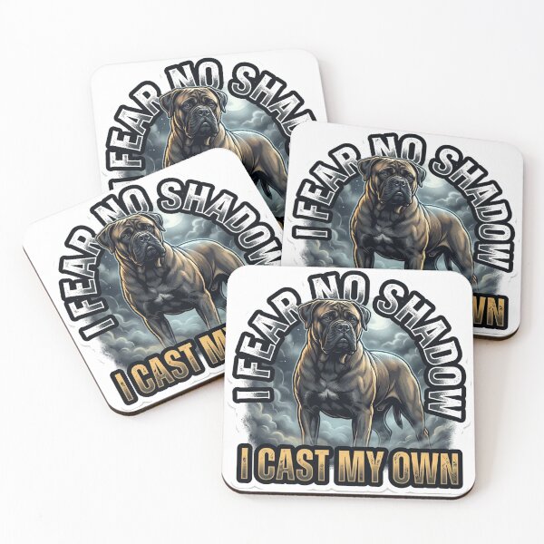 Item preview, Fear No Battle Bullmastiff designed and sold by Untamed Paws.