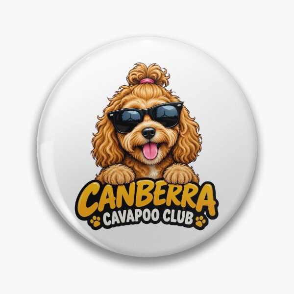 Item preview, Canberra Cavapoo Club – Cute Cavapoo Dog Design for Canberra Dog Owners designed and sold by LazyOwlStore.
