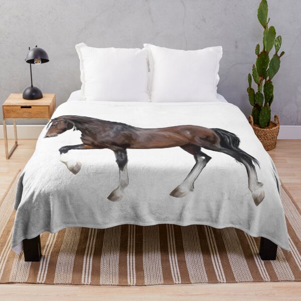 Item preview, Bay Mustang Horse – Western Horse Art designed and sold by TrueWoven Studio.