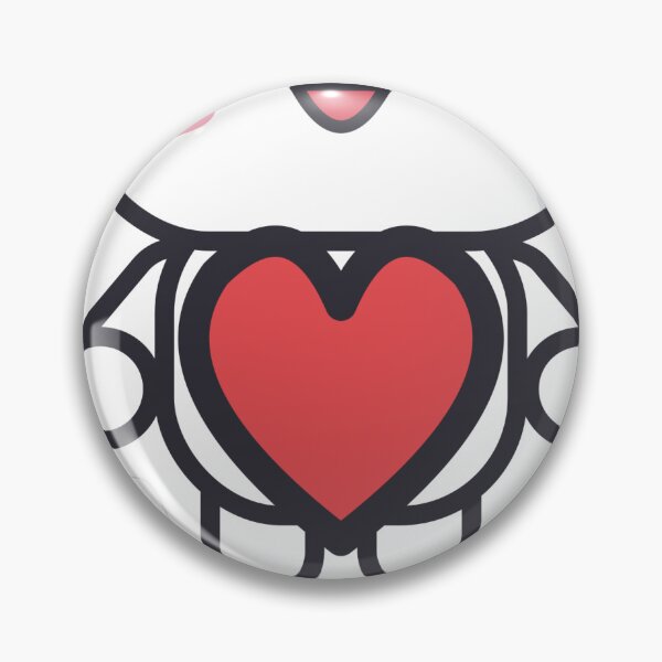 Item preview, Be My Valentine - Cute Marshmallow Pip with a Big Red Heart designed and sold by BiMood.