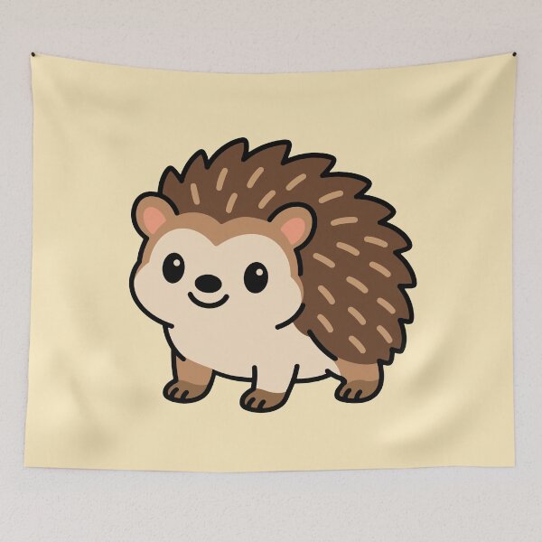 Item preview, Cute Cartoon Hedgehog designed and sold by WildlifeDoodle.