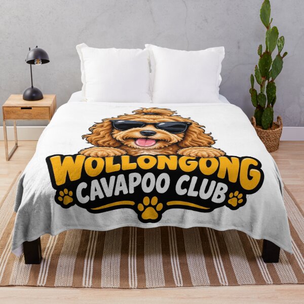 Item preview, Wollongong Cavapoo Club – Cute Cavapoo Dog Design for Wollongong Dog Owners designed and sold by LazyOwlStore.