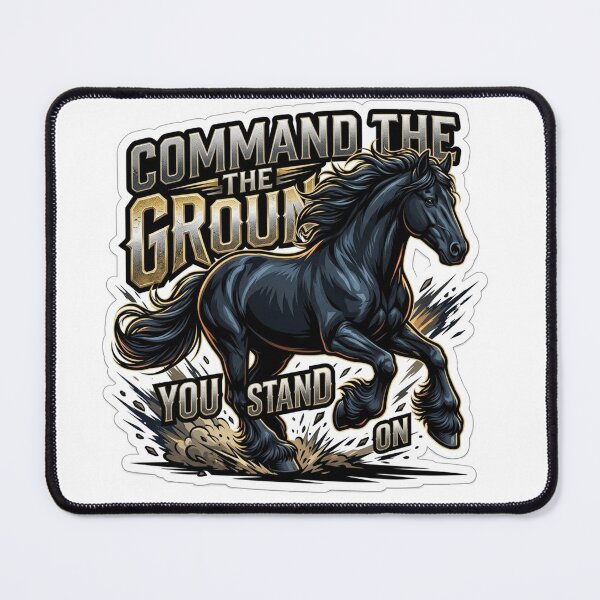 Item preview, Command The Arena Friesian Horse designed and sold by CozyNoockStudio.