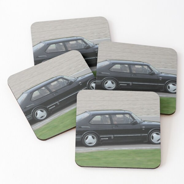 Item preview, Classic Saab 900 Turbo Aero - Vintage Swedish Track Day Art designed and sold by Johnny Nilsson Photo Art.