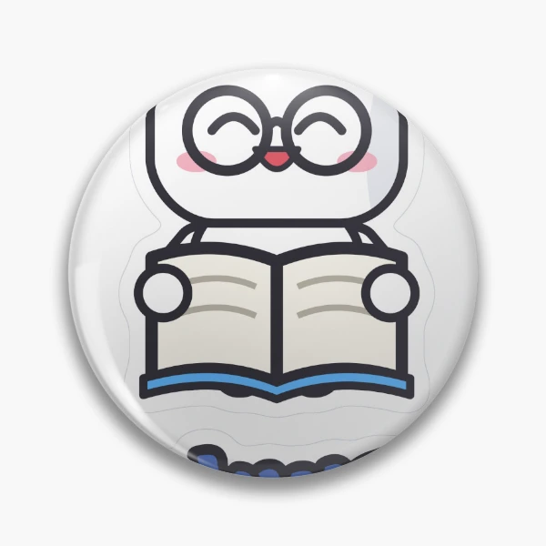 Just One More Chapter - Cute Bookworm Marshmallow Pip Reading — Pin by BiMood